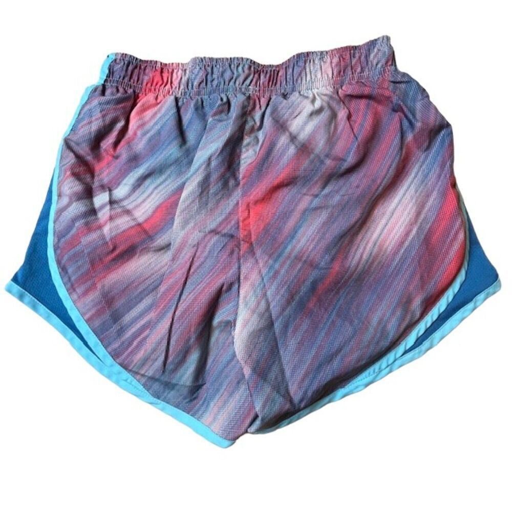 Nike Dri-Fit Women's Running Shorts Teal Blue Watercolor Small 831290-432 S‎ - Picture 5 of 8